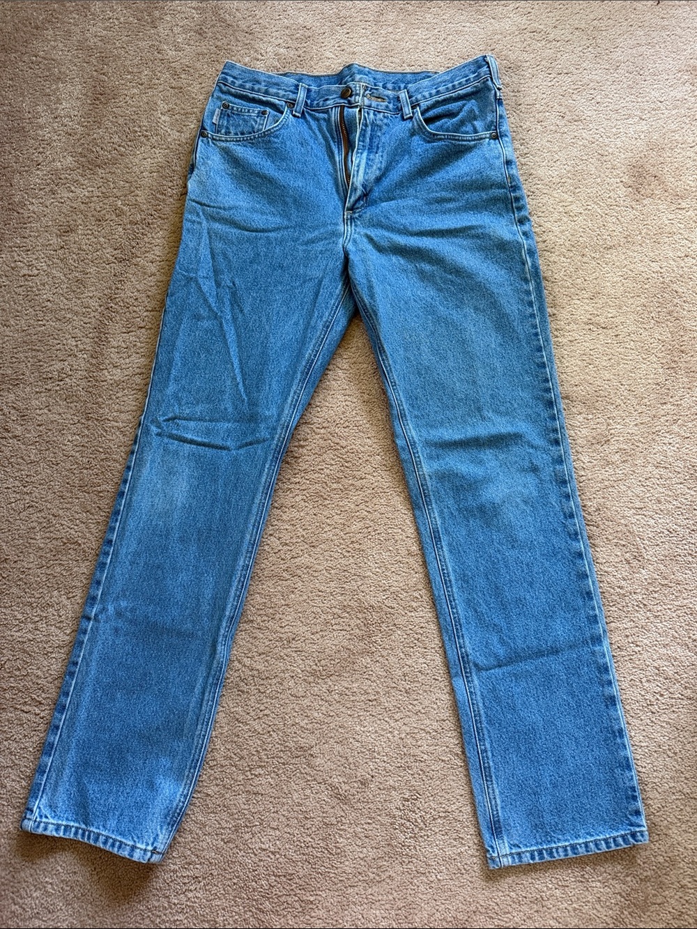 Carhartt Relaxed Fit Straight Leg Workwear Jeans 34x34